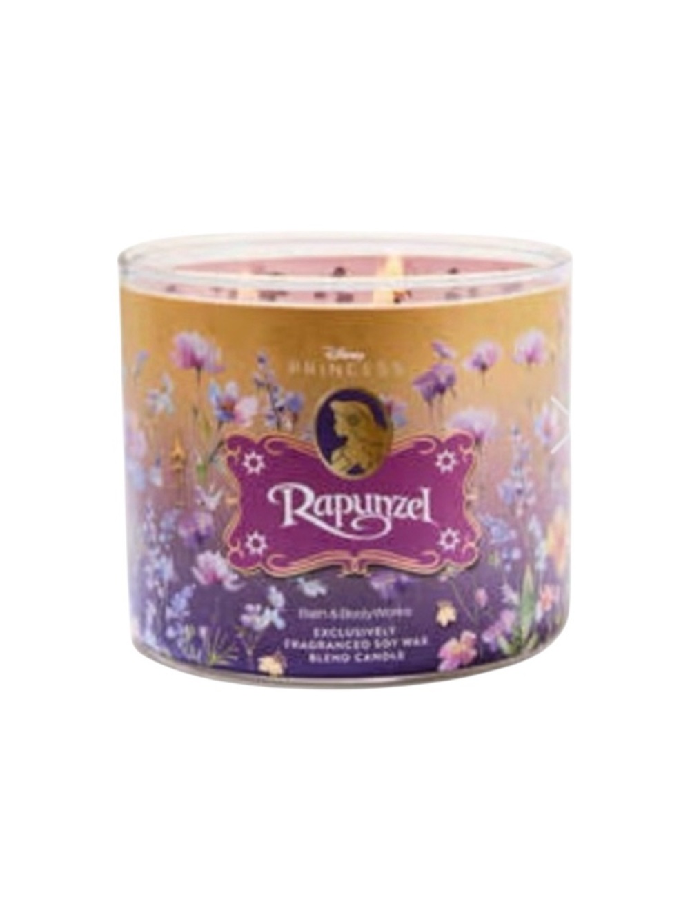 BATH & BODY WORKS DISNEY PRINCESS RAPUNZEL 3 WICK CANDLE